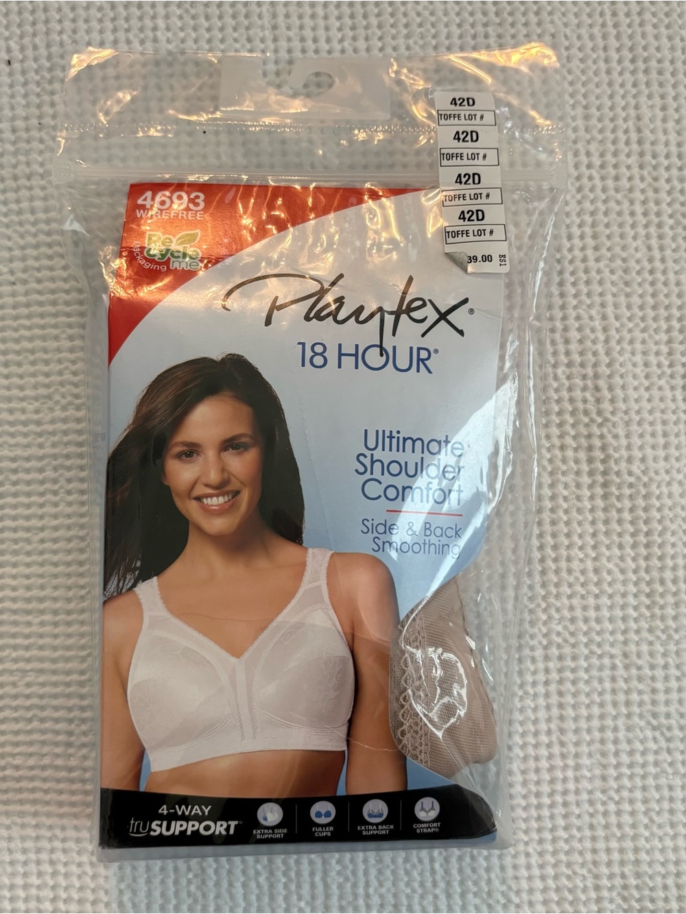 Playtex 18 Hour Bra Women’s size 42D